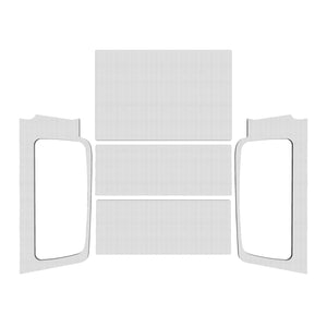 Design Engineering 2004-06 Jeep Wrangler LJ Headliner Kit White 50602