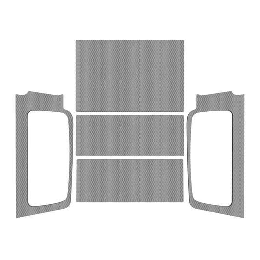 Design Engineering 2004-06 Jeep Wrangler LJ Headliner Kit Gray 50605
