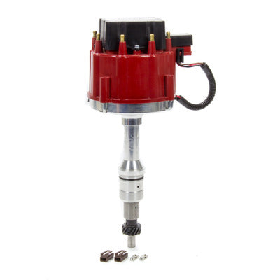 Performance Racing Distributor SBF 351W Red Cap w/o Vac Adv 358212RD