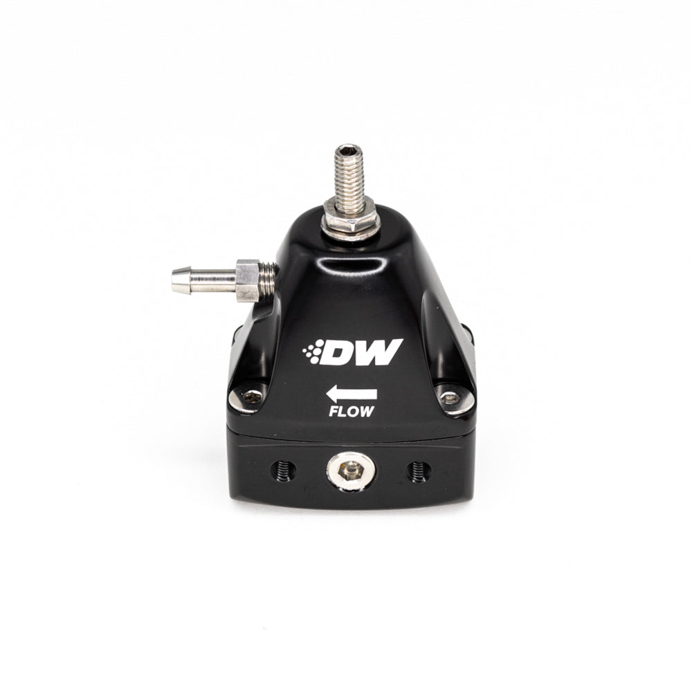 DeatschWerks 6-1001-FRB DWR1000iL In-Line Adjustable Fuel Pressure Regulator