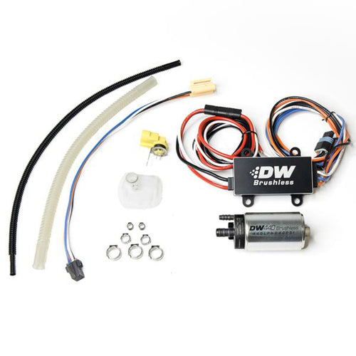 DeatschWerks 9-442-C103-0909 440LPH In-Tank Brushless Fuel Pump w/ 9-0909 Install Kit & C103 Controller