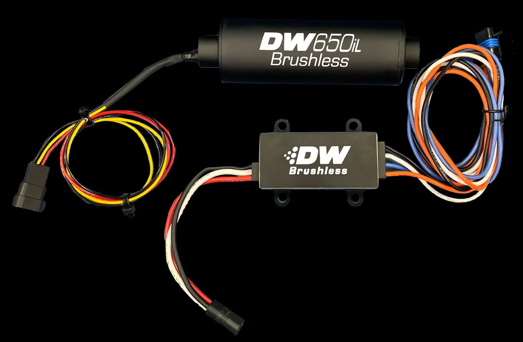 DeatschWerks 9-650-C105 DW 650IL Brushless Fuel Pump w/Single/Dual Controller