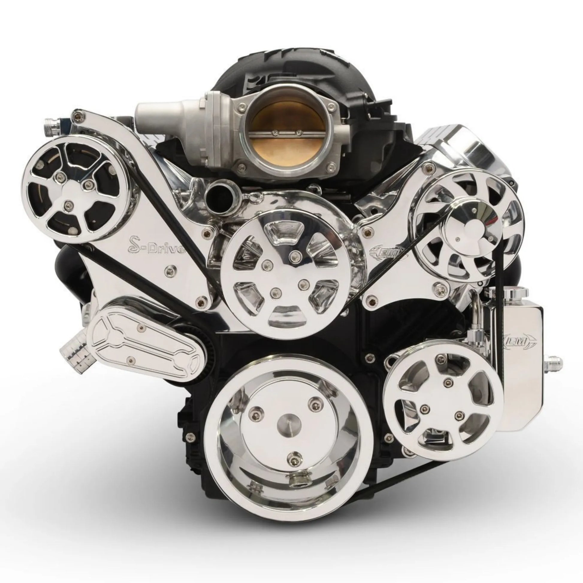 Eddie Motorsports MS117-90BP Serpentine Pulley Kit LS Engine