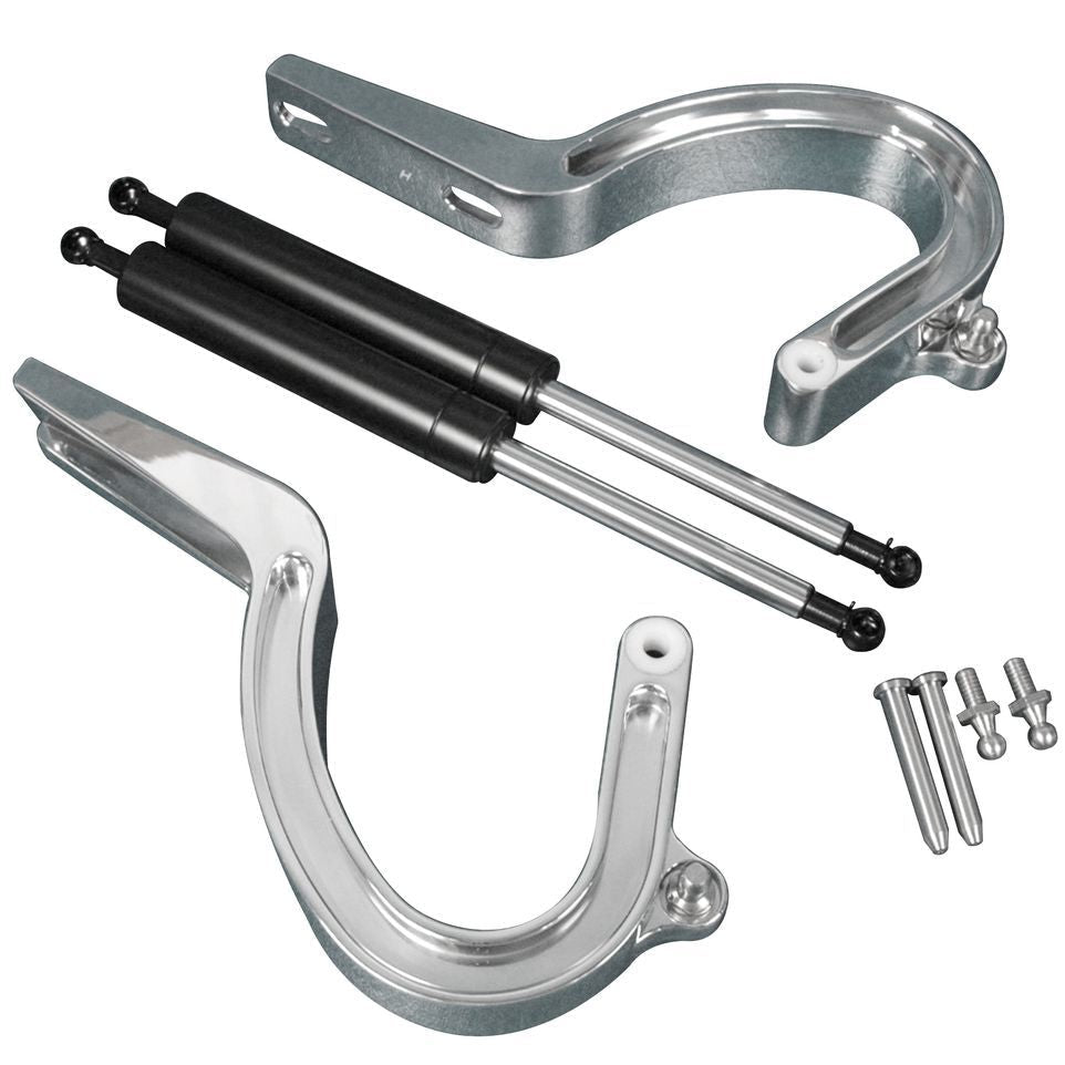 Eddie Motorsports MS149-15P Billet Trunk Hinges, GM 1955-57