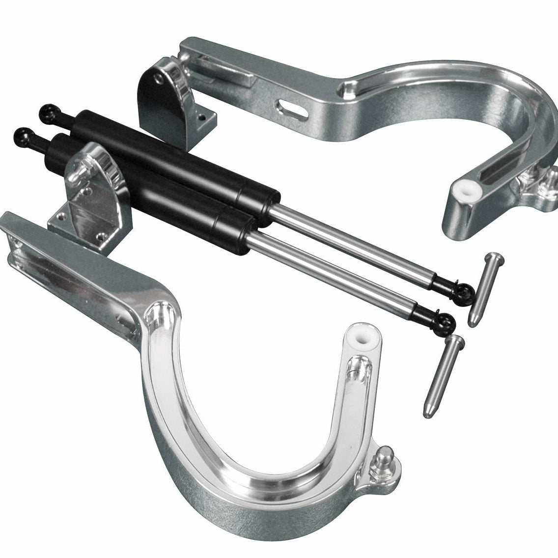 Eddie Motorsports MS149-16P Billet Trunk Hinges, GM 1955-57