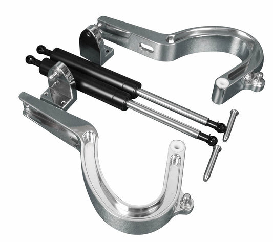Eddie Motorsports MS149-16P Billet Trunk Hinges, GM 1955-57