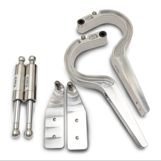 Eddie Motorsports MS149-17M Billet Trunk Hinges, GM B-Body