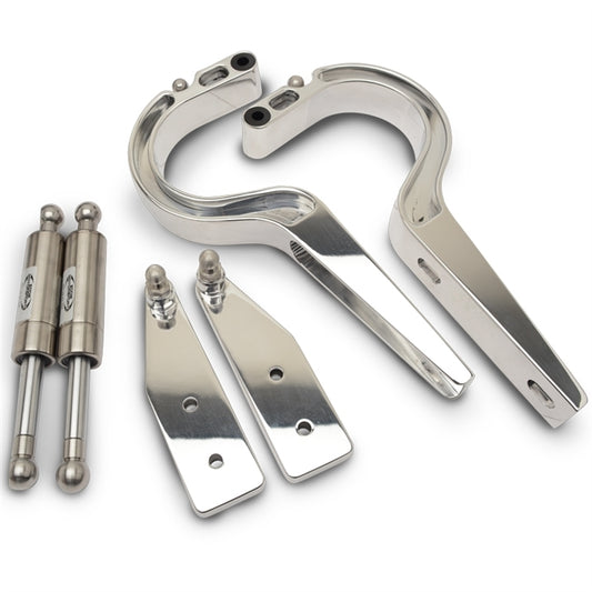 Eddie Motorsports MS149-17P Billet Trunk Hinges, GM B-Body