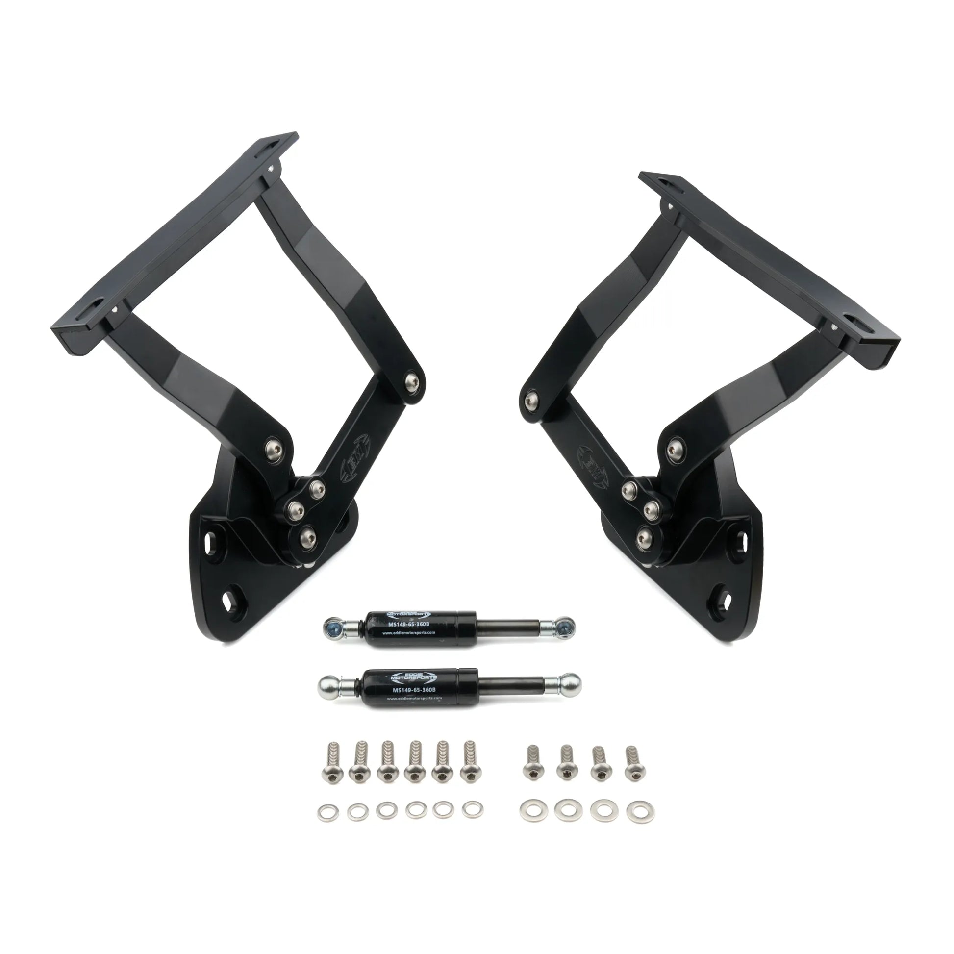Eddie Motorsports MS149-23MB Billet Hood Hinges, GM Truck 1967-72