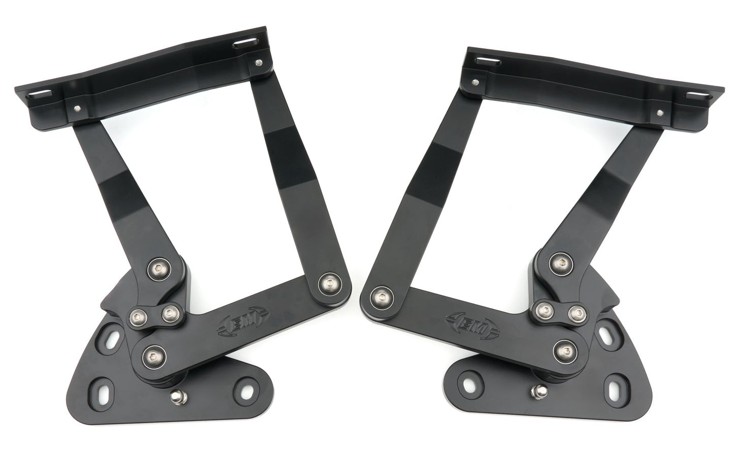 Eddie Motorsports MS149-23MB Billet Hood Hinges, GM Truck 1967-72