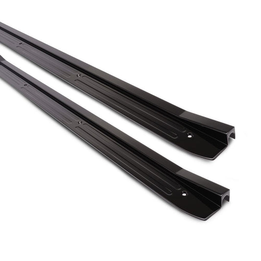 Eddie Motorsports MS275-35MB Billet Door Sill Plates, Matte Black