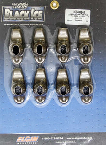 Elgin Black Ice Rocker Arms ICE400840 for Small Block Chevy