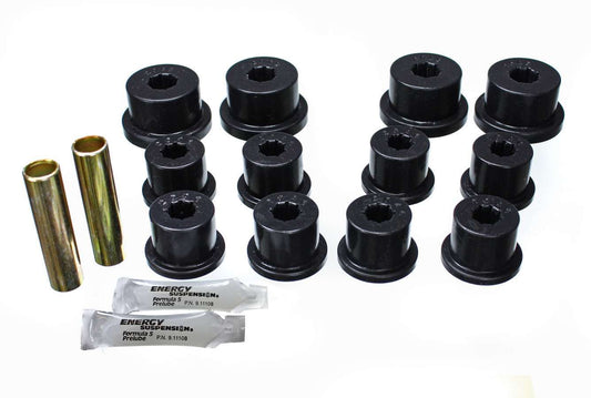 Energy Suspension Leaf Spring Bushing Kit Suzuki Samurai OEM 1.2101G (Black)