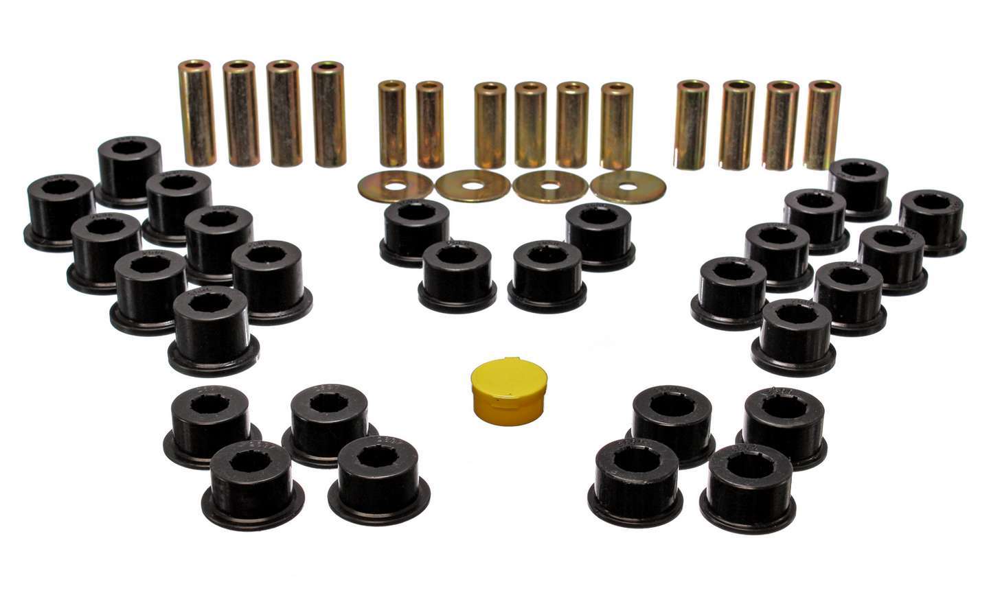 Energy Suspension Rear Control Arm Bushing Set Miata 11.3106G (Black)