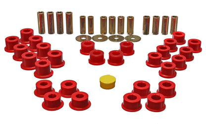 Energy Suspension Rear Control Arm Bushing Set Miata 11.3106G (Red)
