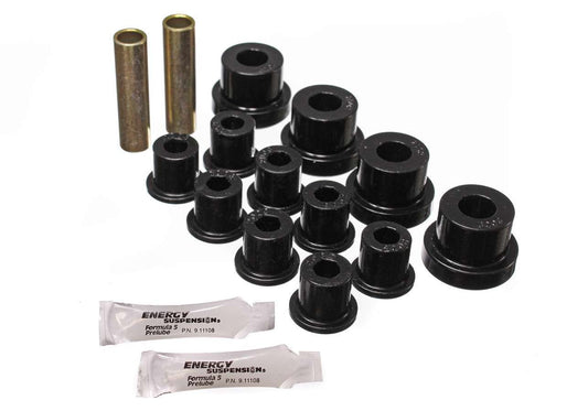 Energy Suspension Front Spring Bushing Kit Jeep CJ 2.2102G (Black)