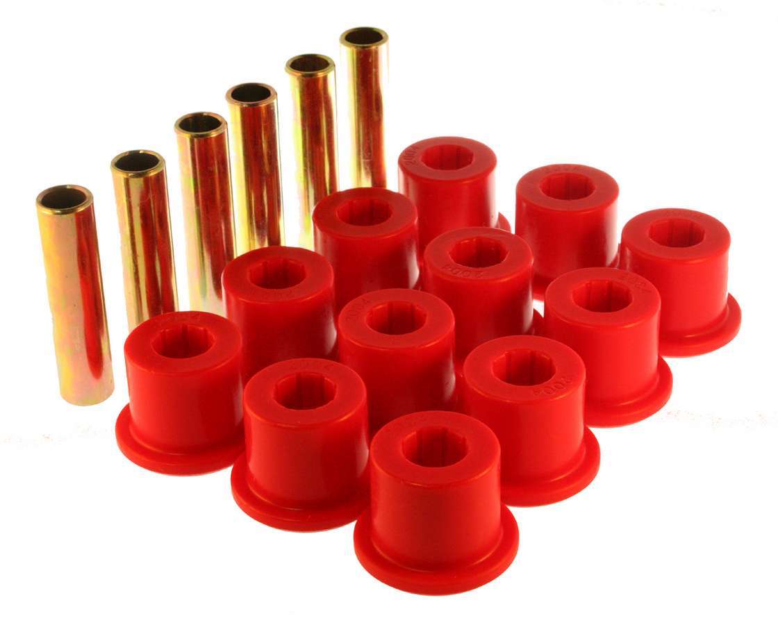 Energy Suspension Rear Spring Bushing Set GM SUV/Truck 67-87 3.2106G (Red)