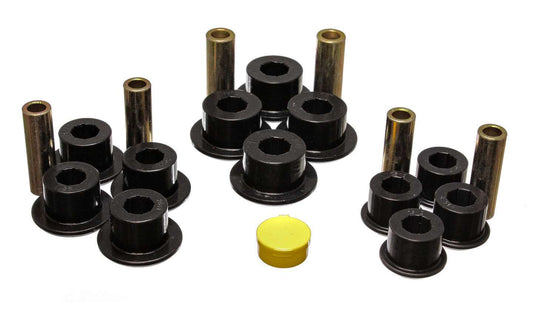 Energy Suspension Rear Leaf Spring Bushing Kit GM 1/2 Ton Truck 2/4WD 99-06 3.2141G (Black)