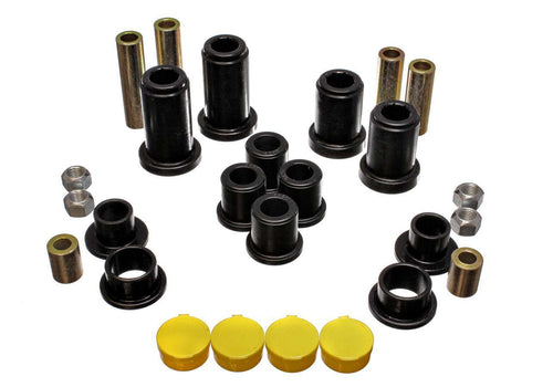 Energy Suspension Front Control Arm Bushing Set Silverado 1/2 Ton 4WD 99-04 3.3190G (Black)