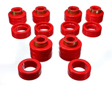 Energy Suspension Cab Mounts 88-00 GM Truck 3.4123G (Red)