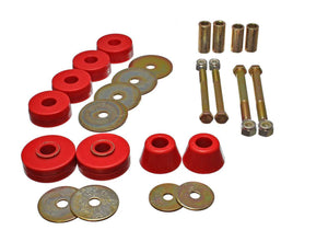 Energy Suspension Body Mounts GM 3.4137G (Red)