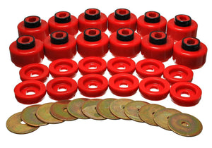 Energy Suspension Body Cab Mount Set 00-07 Tahoe/Yukon 3.4156G (Red)