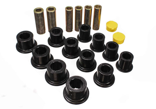 Energy Suspension Front Leaf Spring Bushing Set 99-04 Ford SD/Excursion 4.2148G (Black)