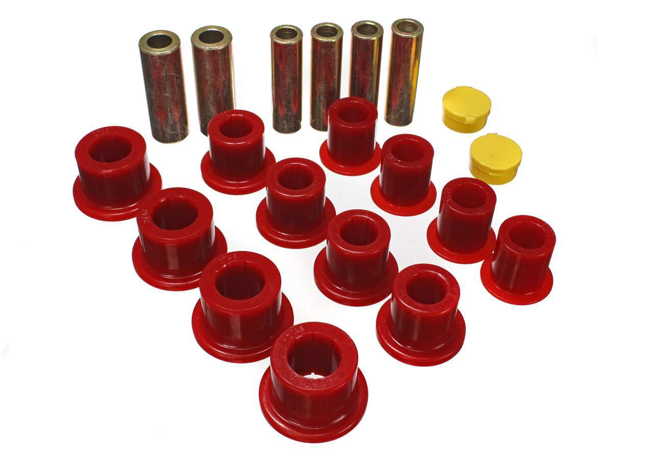 Energy Suspension Front Leaf Spring Bushing Set 99-04 Ford SD/Excursion 4.2148G (Red)