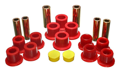 Energy Suspension Rear Leaf Spring Bushing Set 00-03 Ford SUV 4.2149G (Red)