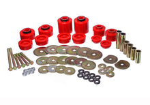 Energy Suspension Body Mount Bushing Set Ford Truck 4.4123G (Red)