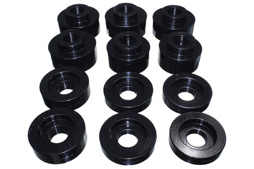 Energy Suspension Body Mount Bushings 08- 16 Ford F250 Super Cab 4.4125G (Black)