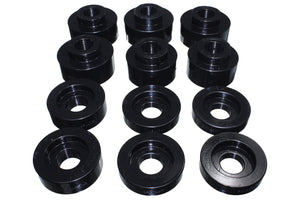 Energy Suspension Body Mount Bushings 08- 16 Ford F250 Super Cab 4.4125G (Black)