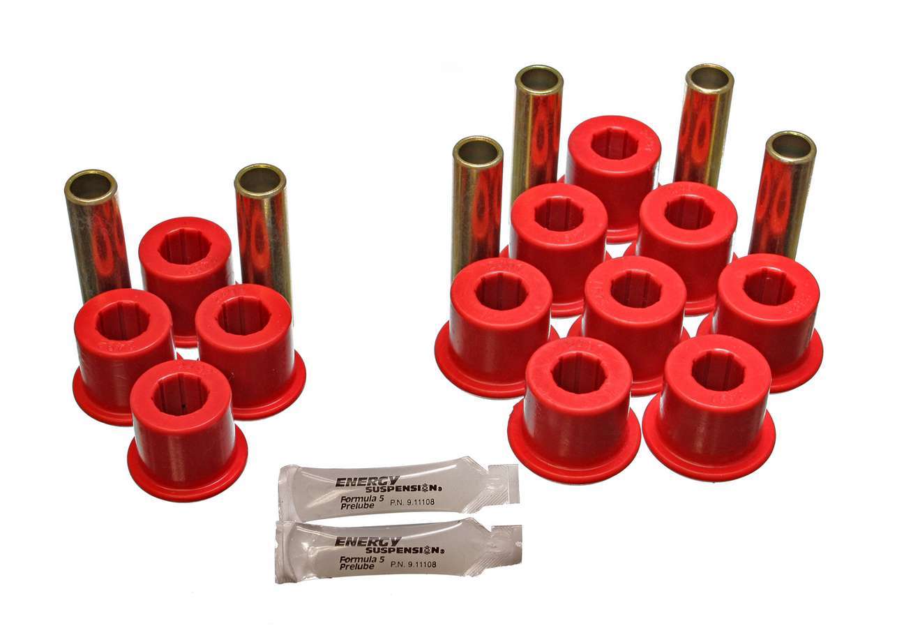 Energy Suspension Leaf Spring Bushing Set Rear Dakota 97-01 5.2113G (Red)
