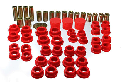 Energy Suspension Rear Control Arm Bushing Set 03-09 Nissan 350Z 7.3122G (Red)