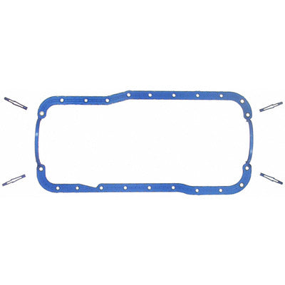 Fel-Pro Oil Pan Gasket Set PermaDry 2pc Rubber OS 34508 R