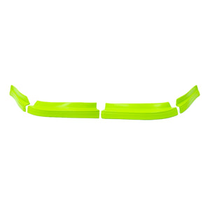 Five Star Lower Aero Valance MD3 Dirt Late Model Nose (Complete Kit) Fluorescent Green 006-400-FG