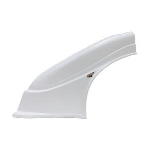 Five Star Gen II MD3 High Impact Plastic Dirt Late Model Fender (Left) 007-25-WL White