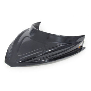 Five Star MD3 Hood Scoop 3in Tall Curved Carbon Fiber Look