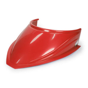 Five Star MD3 Hood Scoop 5in Tall Curved Red