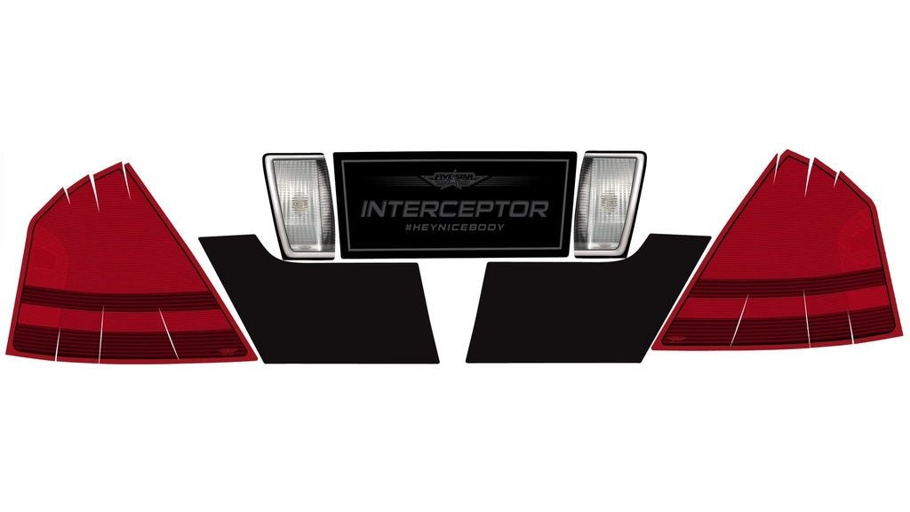 Five Star Crown Vic Interceptor Tail Graphics