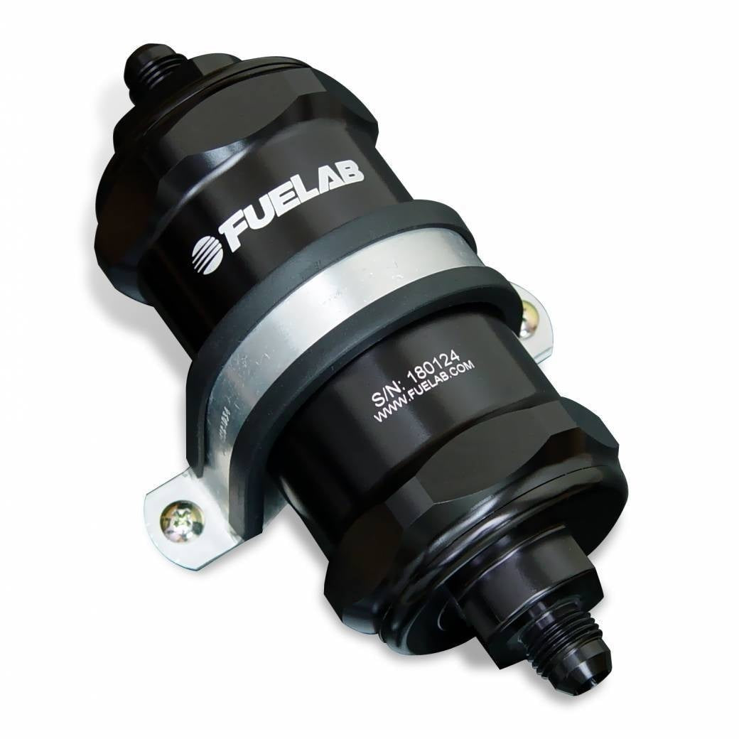 Fuelab -6AN 40-Micron Short In-Line Fuel Filter 81811-1