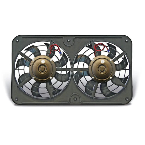 Flex-A-Lite Dual 12in Lo Profile Pusher Fan w/Controls 105399