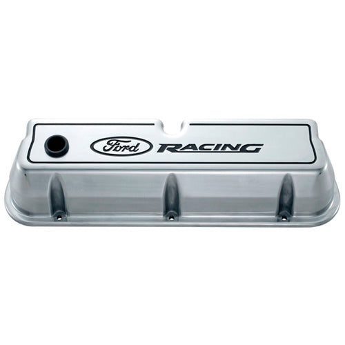 Ford Performance Die Cast Aluminum Valve Cover Set w/Ford Racing Logo 302-001