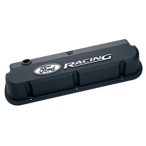 Ford Performance Slant Edge Valve Cover Set w/Ford Racing Logo 302-135