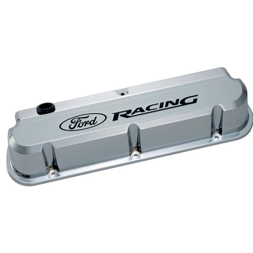 Ford Performance Slant Edge Valve Cover Set w/Ford Racing Logo 302-139