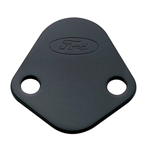Ford Performance Fuel Pump Block-Off Plate Black w/Ford Logo 302-291