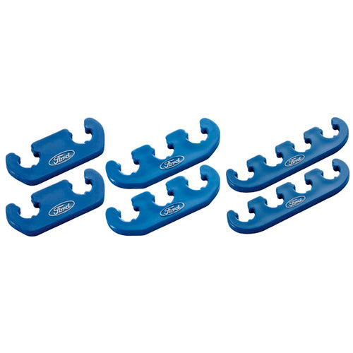 Ford Performance Spark Plug Wire Dividers Blue (6pk) 302-637