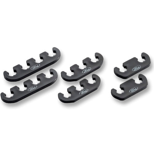 Ford Performance Spark Plug Wire Dividers Black (6pk) 302-641
