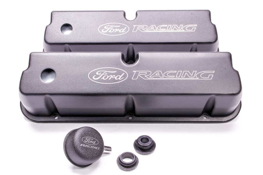 Ford Performance Valve Cover Set Aluminum 302 Black Laser Etched M-6582-LE302BK