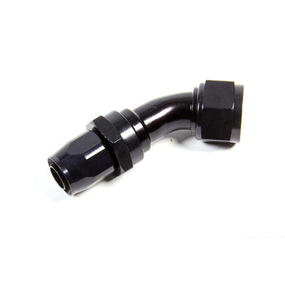Fragola Hose Fitting #16 45-Degree to #12 Hose Black